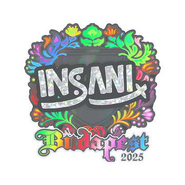 Sticker | insani (Holo) | Budapest 2025
