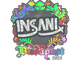 Sticker | insani (Holo) | Budapest 2025