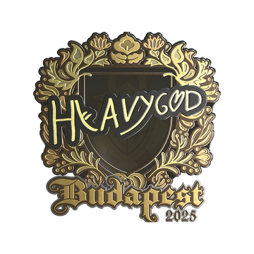 Sticker | Heavygod (Gold) | Budapest 2025