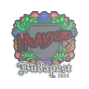 Heavygod (Embroidered) | Budapest 2025