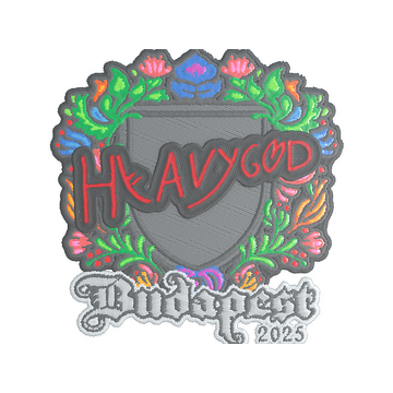 Sticker | Heavygod (Embroidered) | Budapest 2025