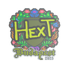 Sticker | HexT (Embroidered) | Budapest 2025