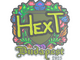 Sticker | HexT (Embroidered) | Budapest 2025