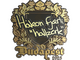 Sticker | hallzerk (Gold) | Budapest 2025