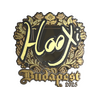 Sticker | HooXi (Gold) | Budapest 2025