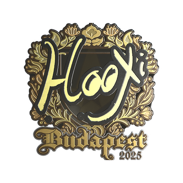Sticker | HooXi (Gold) | Budapest 2025