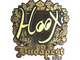 Sticker | HooXi (Gold) | Budapest 2025