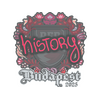 Sticker | History | Budapest 2025