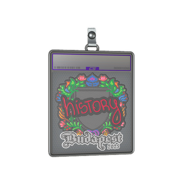 Sticker Slab | History (Embroidered) | Budapest 2025