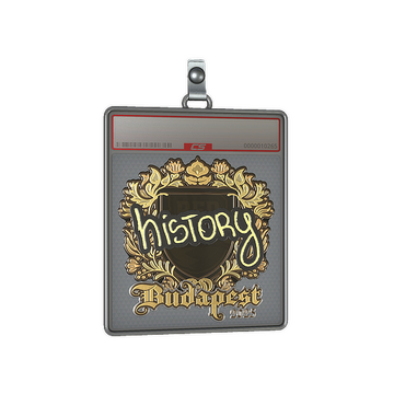 Sticker Slab | History (Gold) | Budapest 2025