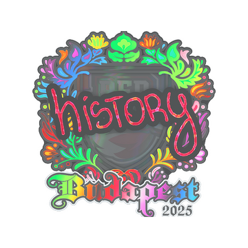 Sticker | History (Holo) | Budapest 2025