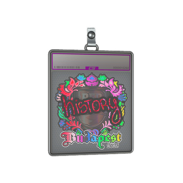Sticker Slab | History (Holo) | Budapest 2025