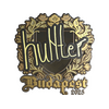 Sticker | huNter- (Gold) | Budapest 2025