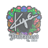 Sticker | kye (Embroidered) | Budapest 2025