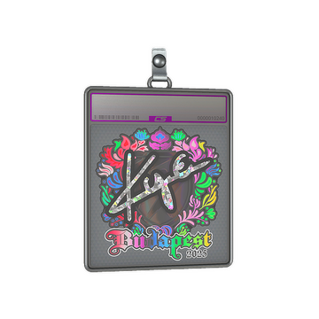 Sticker Slab | kye (Holo) | Budapest 2025