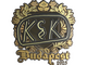 Sticker | kyousuke (Gold) | Budapest 2025
