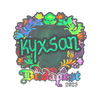 Sticker | kyxsan (Holo) | Budapest 2025