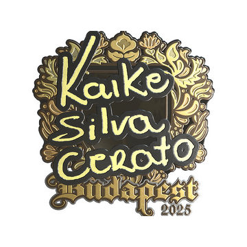 Sticker | KSCERATO (Gold) | Budapest 2025