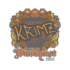 Sticker | KRIMZ | Budapest 2025