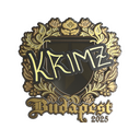 KRIMZ (Gold) | Budapest 2025