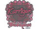 Sticker | karrigan | Budapest 2025
