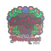 Sticker | karrigan (Embroidered) | Budapest 2025