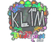 Sticker | kl1m (Holo) | Budapest 2025