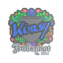 Kursy (Embroidered) | Budapest 2025