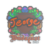 Sticker | jeorge (Embroidered) | Budapest 2025