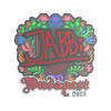 Sticker | jabbi (Embroidered) | Budapest 2025