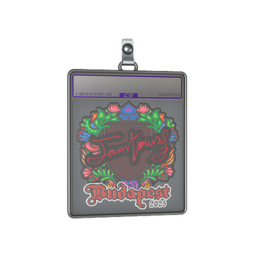 Sticker Slab | JamYoung (Embroidered) | Budapest 2025