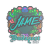Sticker | Jame (Embroidered) | Budapest 2025
