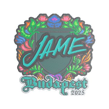Sticker | Jame (Embroidered) | Budapest 2025