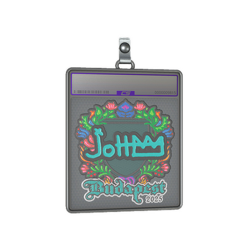 Sticker Slab | jottAAA (Embroidered) | Budapest 2025