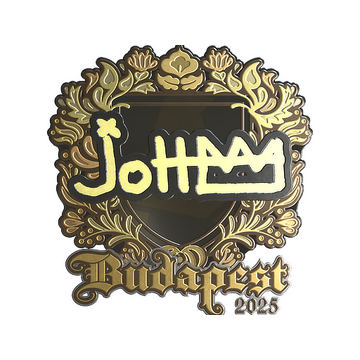 Sticker | jottAAA (Gold) | Budapest 2025