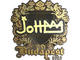 Sticker | jottAAA (Gold) | Budapest 2025