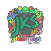 Sticker | jks (Holo) | Budapest 2025