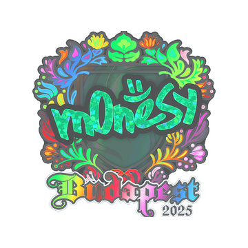 Sticker | m0NESY (Holo) | Budapest 2025