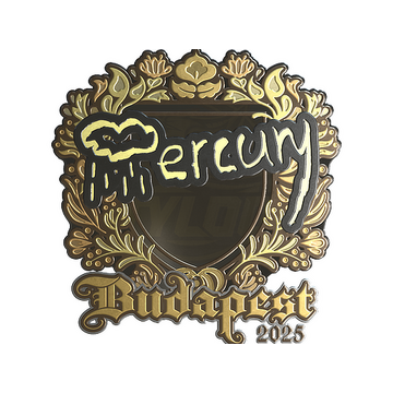 Sticker | Mercury (Gold) | Budapest 2025