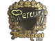 Sticker | Mercury (Gold) | Budapest 2025