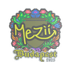 Sticker | mezii (Embroidered) | Budapest 2025