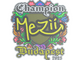 Sticker | mezii (Embroidered, Champion) | Budapest 2025