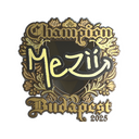 mezii (Gold, Champion) | Budapest 2025