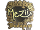 Sticker | mezii (Gold, Champion) | Budapest 2025