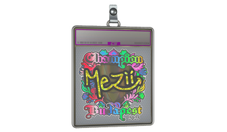 Sticker Slab | mezii (Holo, Champion) | Budapest 2025