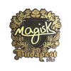 Sticker | Magisk (Gold) | Budapest 2025