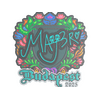 Sticker | MAJ3R (Embroidered) | Budapest 2025