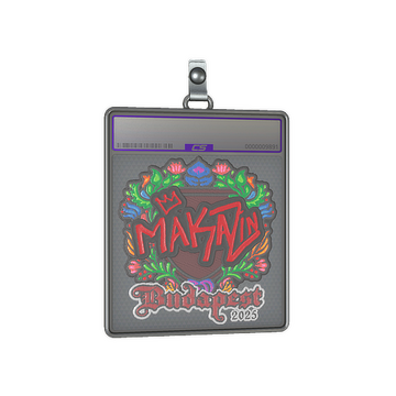 Sticker Slab | Maka (Embroidered) | Budapest 2025