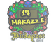 Sticker | makazze (Embroidered) | Budapest 2025 skin