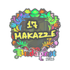 Sticker | makazze (Holo) | Budapest 2025